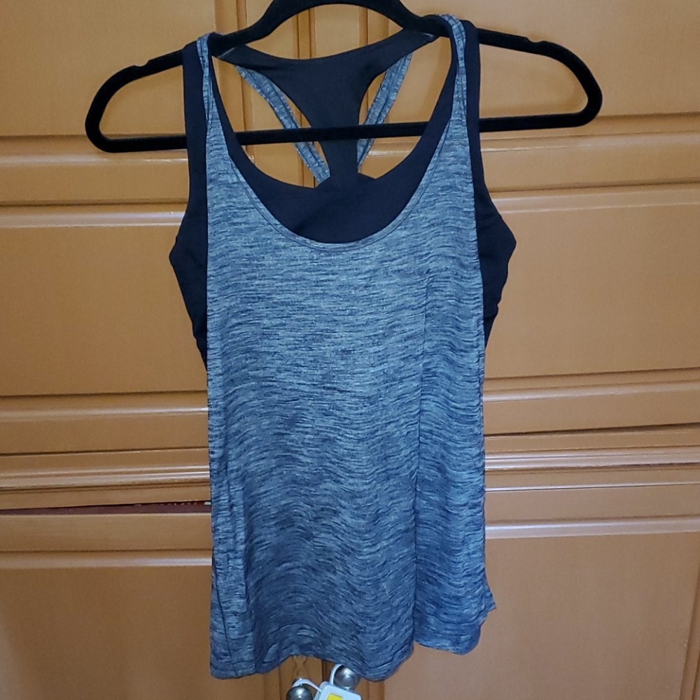 Lululemon Grey yoga tank top